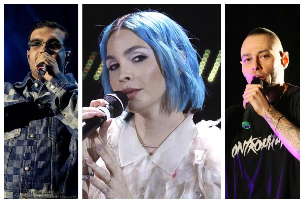 Geolier, Rose Villain e Fabri Fibra